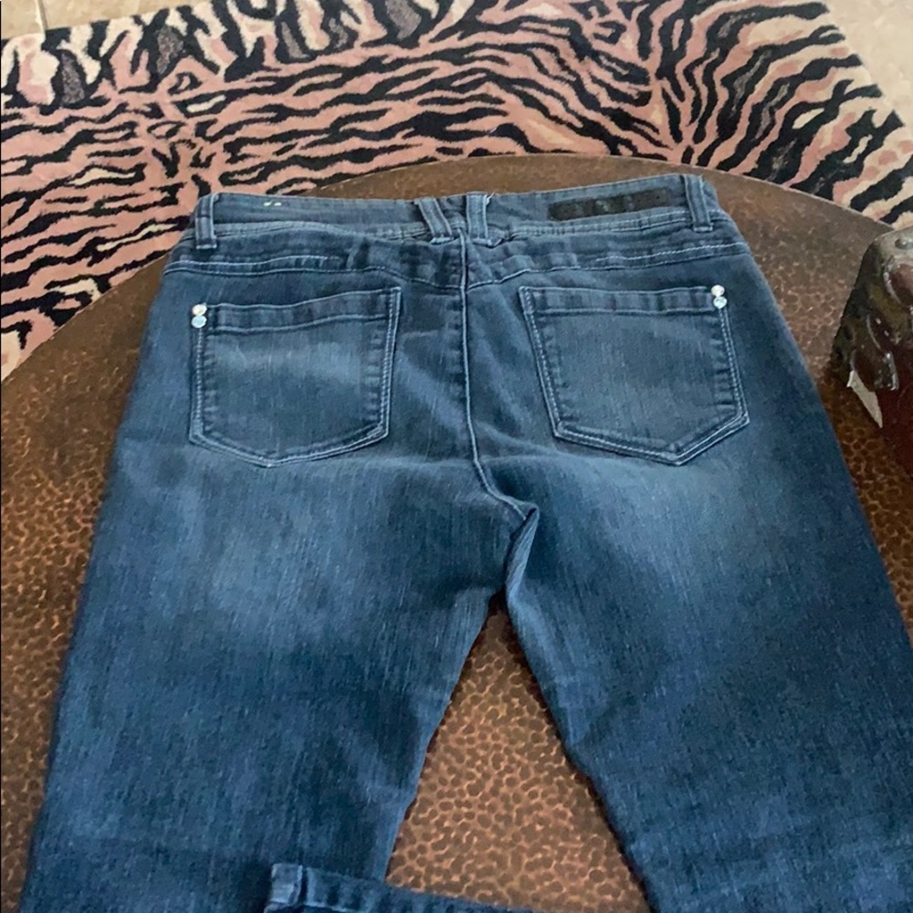 Authentic Componix Skinny Crystal Button Jeans - image 8